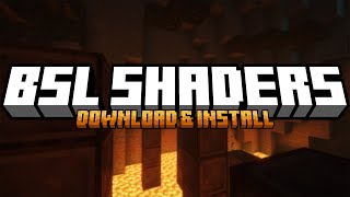 How To Download amp Install BSL Shaders in Minecraft 1211 [upl. by Terrene892]