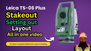 How to stakeout  survey point  with Leica TS06 Plus  Fully Detailed VideoTutorial✓ [upl. by Rudolf]