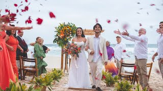 Casamento lindo na praia da Reserva RJ  Lara e André [upl. by Vicky]