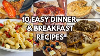 10 MustTry Easy Breakfast amp Dinner Recipes  Husband amp Wife Edition [upl. by Franci841]