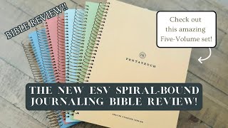 THE ALL NEW ESV SPIRALBOUND JOURNALING BIBLE REVIEW  Crossway Bible [upl. by Arais]