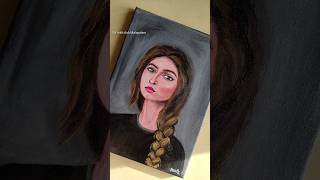 Portrait Acrylic Painting [upl. by Dianuj]