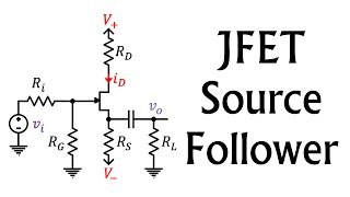 ECE3400 L46 JFET Common Drain Amplifiers Source Followers Analog Electronics [upl. by Folberth165]