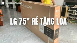 TV LG 75inch 2024 GIÁ ĐÃ RẺ còn TẶNG LOA soundbar 340w  So sánh 75NANO81TSA amp 75UT8050PSB [upl. by Yadnil957]