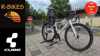 Gravel Bikes 2024 CUBE Nuroad WS lightgrey´n´rose WALKAROUND REVIEW [upl. by Ladnor]