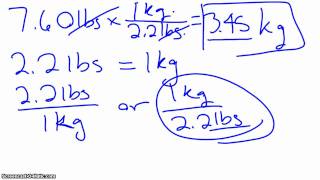 Conversion pounds to grams [upl. by Henrique567]