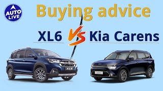 Kia Carens vs XL6  Auto Live [upl. by Saqaw808]