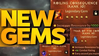 NEW LEGENDARY GEMS ARE MEH  Diablo Immortal [upl. by Godbeare]