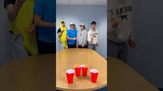 4 For 4 Cup Pong Trick Shot College Edition carsoncurran carsonhockey trickshots [upl. by Adnarom]