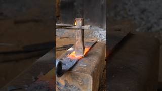 Making soil digger blacksmith shorts forge diy [upl. by Georgetta]