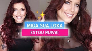 MINHA TRANSFORMAÇÃO FIQUEI RUIVA 🔥  DICAS DA DEDESSA [upl. by Cynthea]