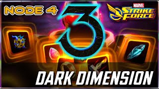 Dark Dimension 3  Node 4  Complete Walk Through  Marvel Strike Force  MSF  DD3 [upl. by Lynnette343]