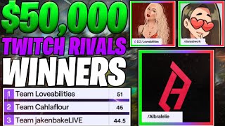 WE WON THE 50000 TWITCH RIVALS APEX TOURNAMENT w ClaraAtWork amp Loveabilities  Albralelie [upl. by Leahcimed]