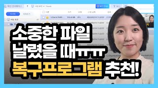 파일 복구 프로그램 사용법 데이터 복구 하는 방법 휴지통사진동영상외장하드USB복구테너쉐어 포디딕 Tenorshare 4DDiG [upl. by Theobald]