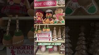 Gingerbread Decor hobbylobby [upl. by Sana]