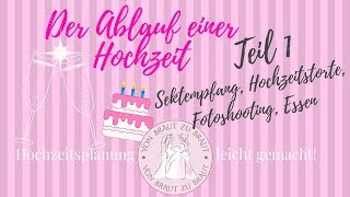 Der Ablauf einer HochzeitTimeline – Teil 1 [upl. by Volney974]