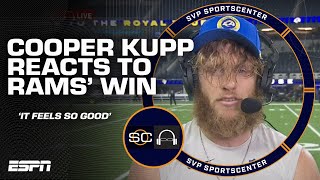 It feels SO GOOD  Cooper Kupp on getting a win in his return from injury  SC with SVP [upl. by Lenoel]