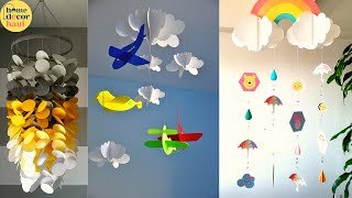 Beautiful Ceiling Hanging Crafts For Room Decoration  Wall Drop Paper Craft Ideas For Interior [upl. by Kernan]