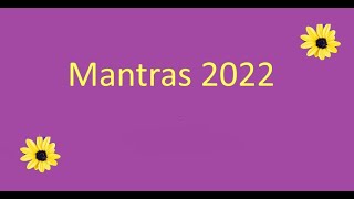 Mantras de 2022 [upl. by Pros]