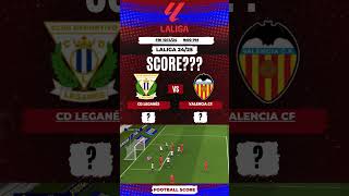 CD Leganés vs Valencia CF laliga 2425 score laliga uclfootball football [upl. by Garry616]