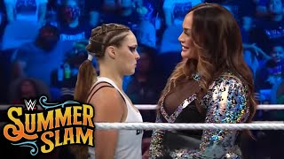 Ronda Rousey vs Nia Jax  FULL MATCH  WWE July 4 2024 [upl. by Derdlim]