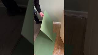 Howto  Panel underlay the perfect way ✅ howto flooring diy teirnanmccorkell manchester [upl. by Nnylatsyrk]