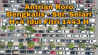 Antrian Penyebrangan Roro Bengkalis Sungai Pakning Hari ini Kamis 5 Mei 2022 [upl. by Hugo]