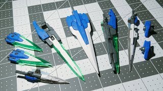 HG 7 SwordG amp GN Sword III  Part 2 BUILD  Gundam 00 plastic model kit [upl. by Ateval611]