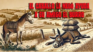 EL CABALLO QUE NEGÓ AYUDA A SU AMIGO EL BURRO [upl. by Wexler]