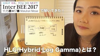 HLGとは？インタービー2017 SONYブースで聞いてきた！【Hybrid Log Gamma】 [upl. by Pucida]