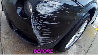 Car scratch and scuff removed with WD40 and magic eraser [upl. by Rosana]