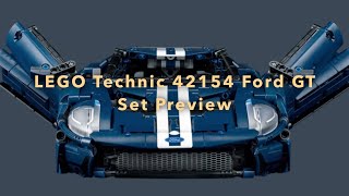 LEGO Technic 42154 Ford GT Set Preview [upl. by Niwrehs]