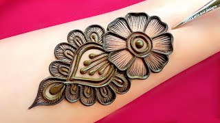 Very beautiful stylish mehndi design  easy amp simple mehndi design  mehndi design  mehndi [upl. by Tibold]