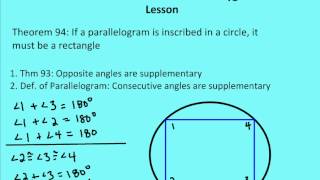 107 Inscribed and Circumscribed Polygons Lesson [upl. by Ainnek164]