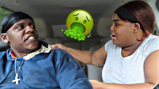 EXTREME THROW UP PRANK ON BOYFRIEND HILARIOUS REACTION [upl. by Valentia]