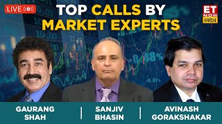 Share Market Updates Live  First Stocks Trade  Sanjiv Bhasin  Gaurang Shah  Avinash Gorakshakar [upl. by Iny]