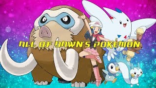 All of Dawns Pokémon [upl. by Koss364]