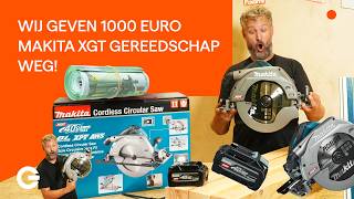 De GROOTSTE Makita cirkelzaag op accu OOIT Makita 40V XGT HS011 LET OP winactie afgelopen [upl. by Chi]