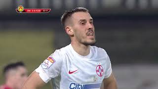 REZUMAT  Dinamo  FCSB 10 Cupa României optimi  Sezon 202021 [upl. by Naamann436]