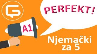 Njemački za 5  Perfekt u njemačkom jeziku epizoda 13 [upl. by Lesoj]