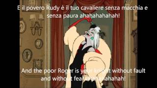 101 Dalmatians  Cruella De Vil SampT Italian [upl. by Ashly]