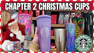 STARBUCKS COFFEE  CHAPTER 2 HOLIDAY 2023 RELEASE CUP DAY  SPARKLY TUMBLERS  starbucks [upl. by Akinit270]