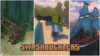 Swashbucklers Minecraft Mod Showcase  Pirate amp Ships Mod for Minecraft 119 [upl. by Bigod]