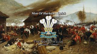 Men Of Harlech  Quick March Of The Royal Welsh [upl. by Ormond]