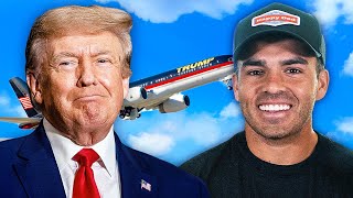 Donald Trump invited us on Trump Force One [upl. by Ecinad]