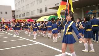 京都橘高校吹奏楽部 in 京都伏見 Kyoto Tachibana Performance 2016 [upl. by Cozmo251]