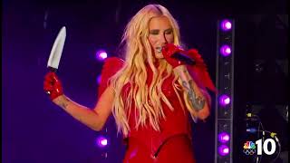 Kesha  CannibalBackstabber live at Wawa Welcome America [upl. by Htezzil]