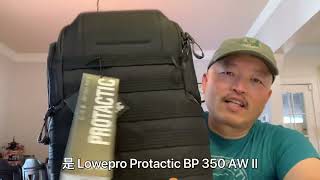 Lowepro Protactic BP 350 AW II Review  Everyday Camera Bag 尋找每天相機背包？ [upl. by Ennovehs545]