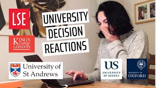 University Decision Reactions  Oxford KCL   International student [upl. by Anitak]