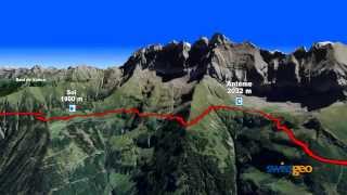 Trail des Dents Du Midi  survol du parcours quotSuper Trailquot [upl. by Jessie254]